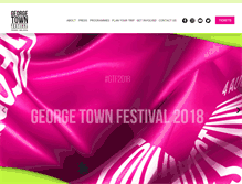 Tablet Screenshot of georgetownfestival.com